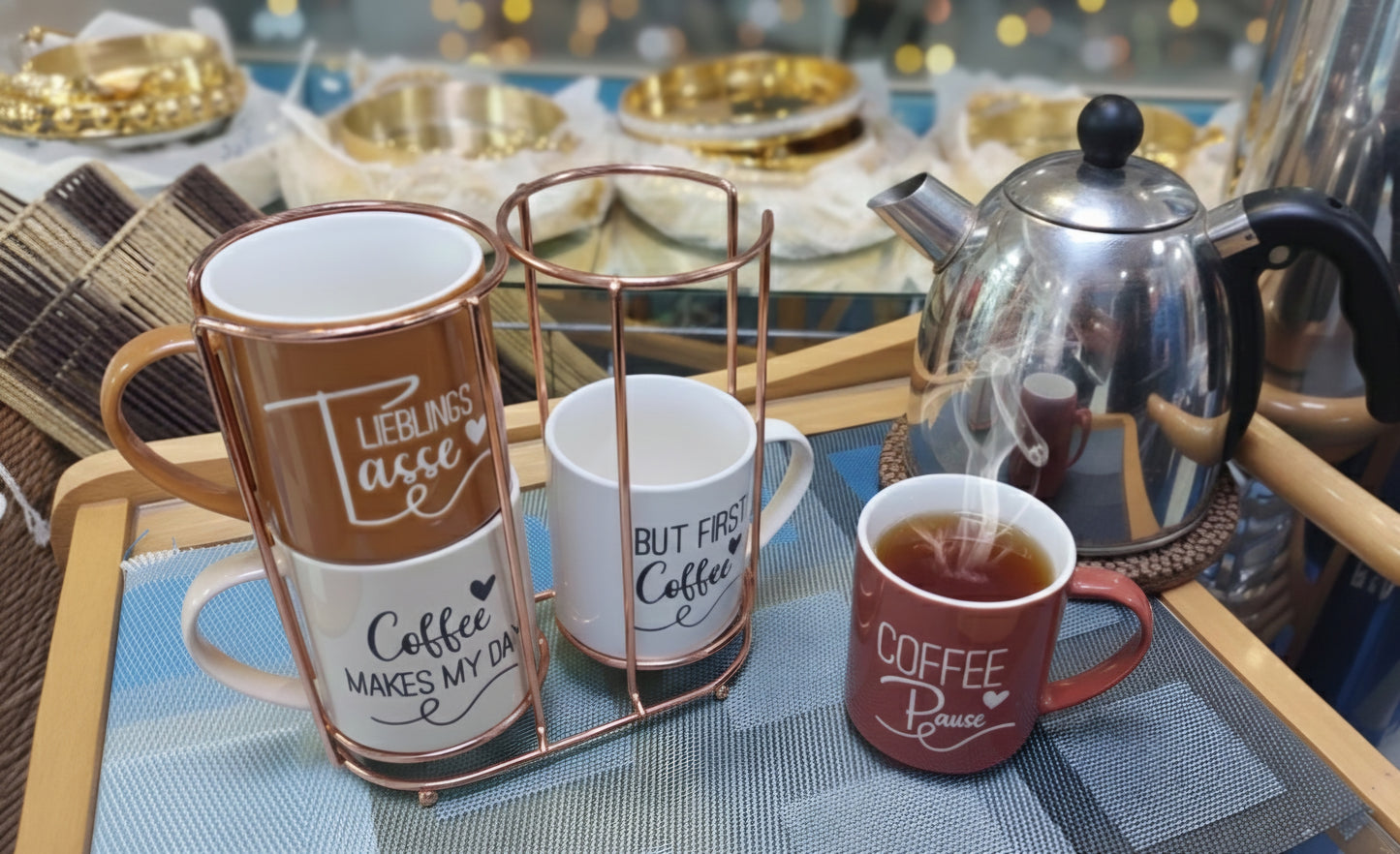 MUGS 04/PC'S SET MIX COLOURS SDM011-S56B