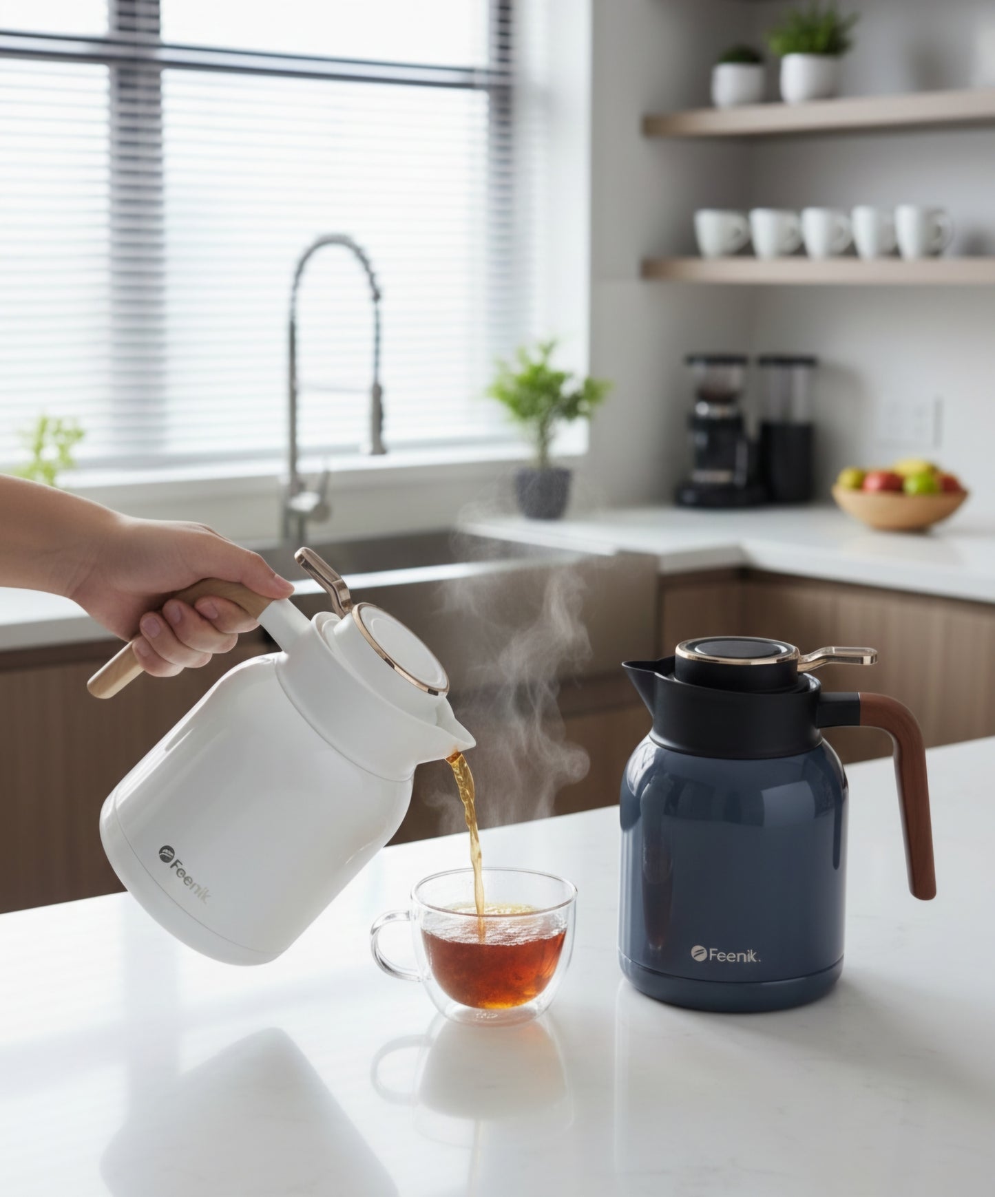 Feenik Stainless Steel Thermos 2.5/3.0L