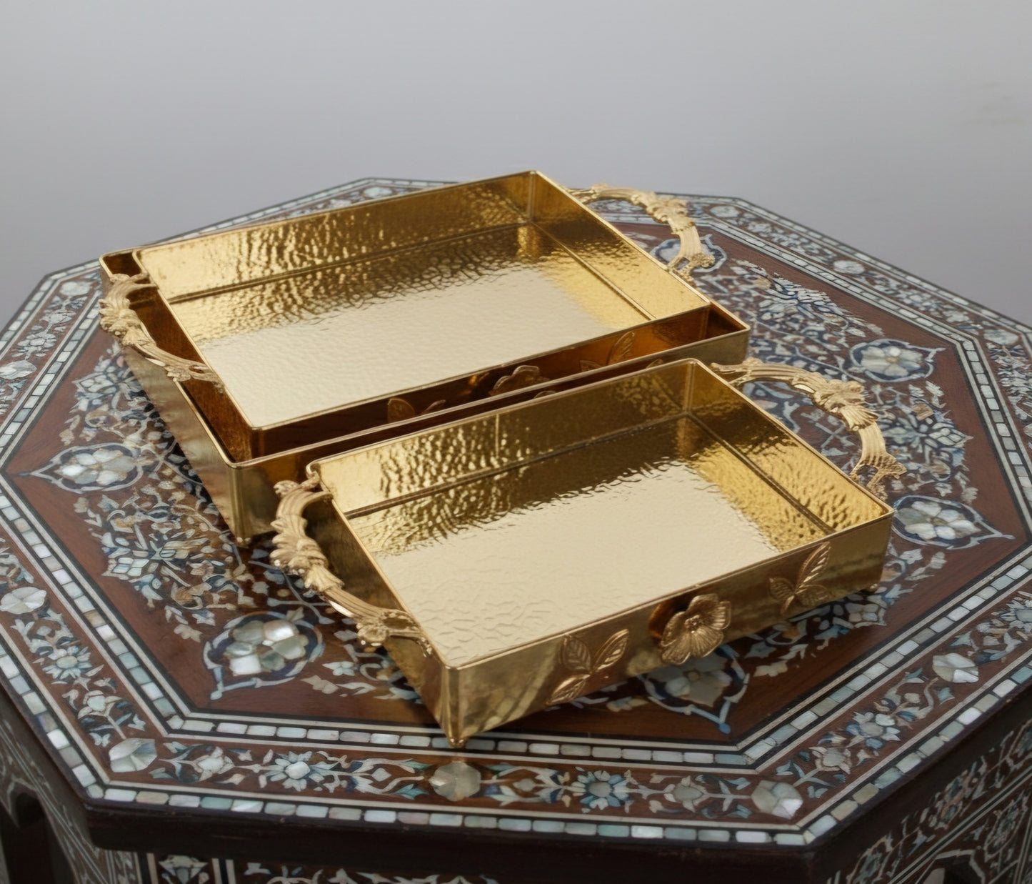 GOLDEN TRAY SET 03/PC'S TP-A1