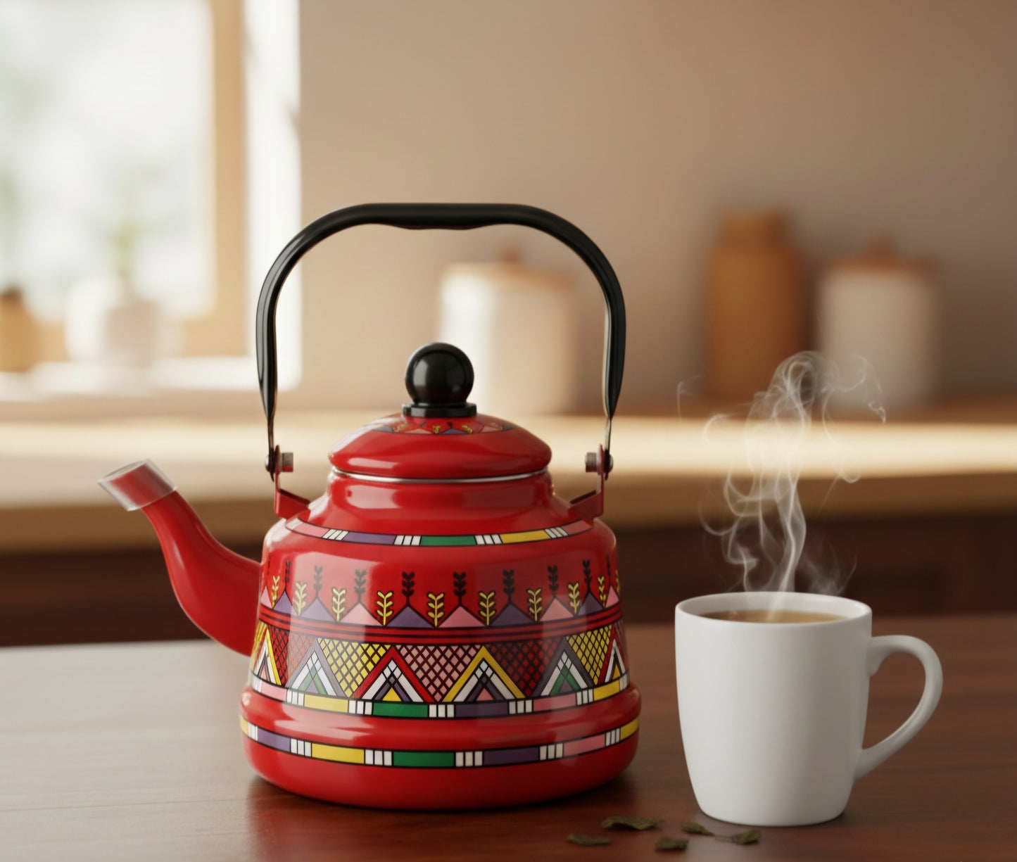Enamel Coated Kettle