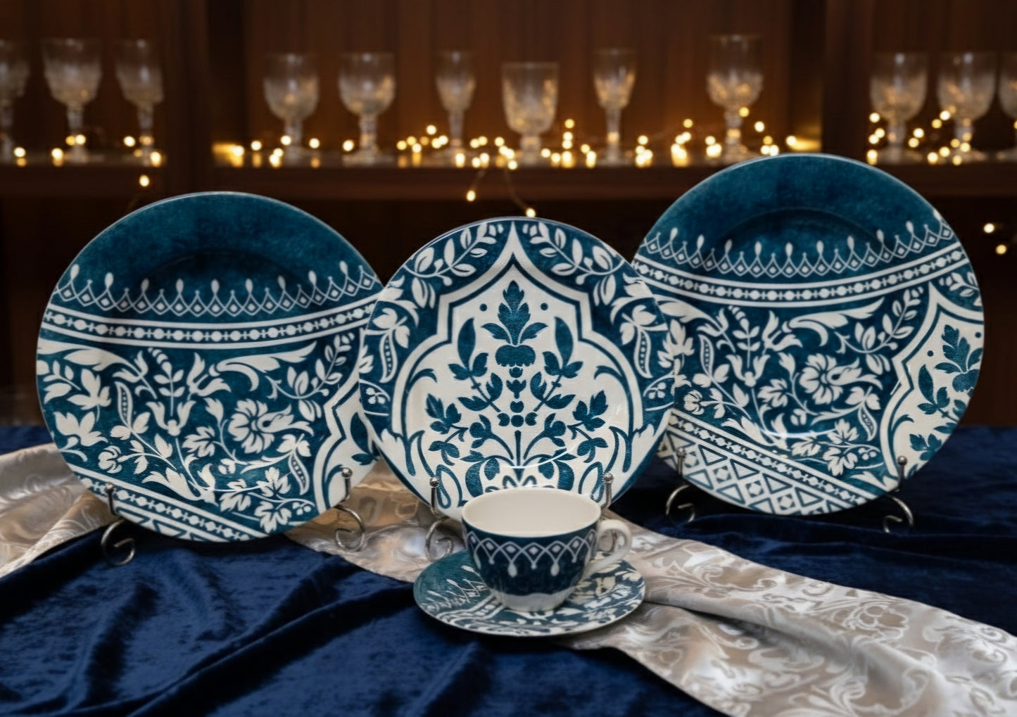 Badana Green - Earthenware (Clay) Plate Set (Made in Malaysia)