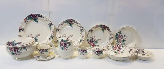 Gorgeous Full - Earthenware (Clay) Dinner Set (Made in Malaysia)