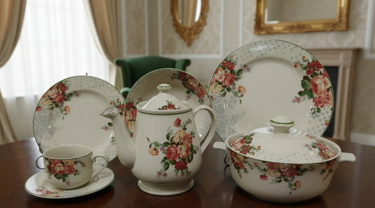 Pompadour - Stoneware Dinner Set (Made in Indonesia)