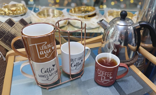 MUGS 04/PC'S SET MIX COLOURS SDM011-S56B