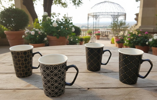 MUGS 04/PC'S SET MIX COLOURS [SDM051-S69B