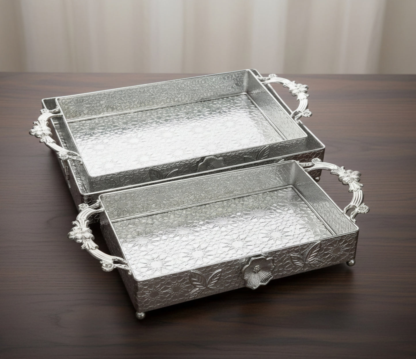 SILVER TRAY SET 03/PC'S TP-E1