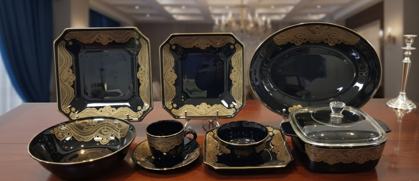 CBL GM - SQR DINNER SET 64/PC'S USA HOME [MADE IN THAILAND]