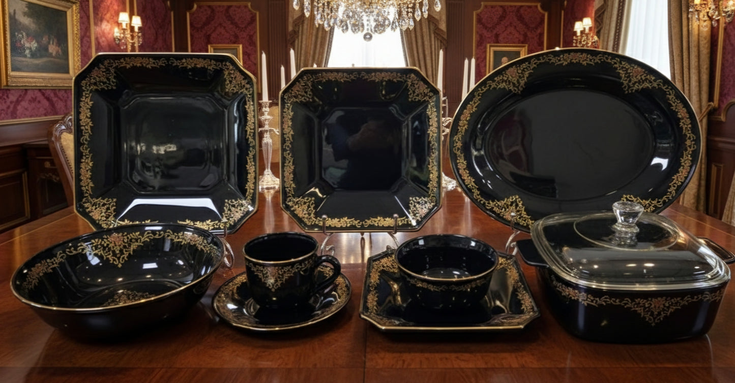 CBL EM - SQR DINNER SET 64/PC'S USA HOME [MADE IN THAILAND]