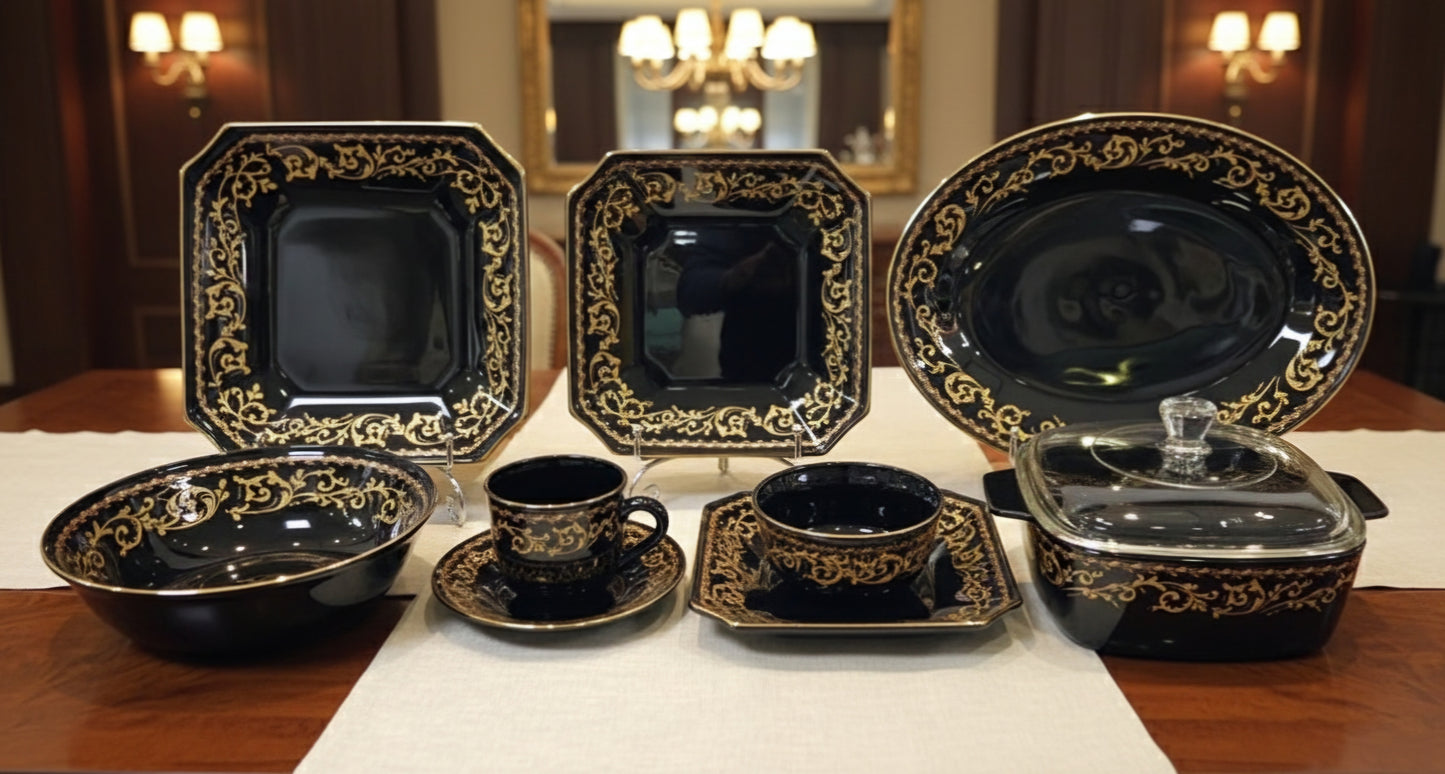 CBL LNG - SQR DINNER SET 64/PC'S USA HOME [MADE IN THAILAND]