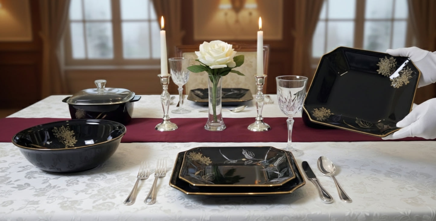 CBL ABM - SQR DINNER SET 64/PC'S USA HOME [MADE IN THAILAND]