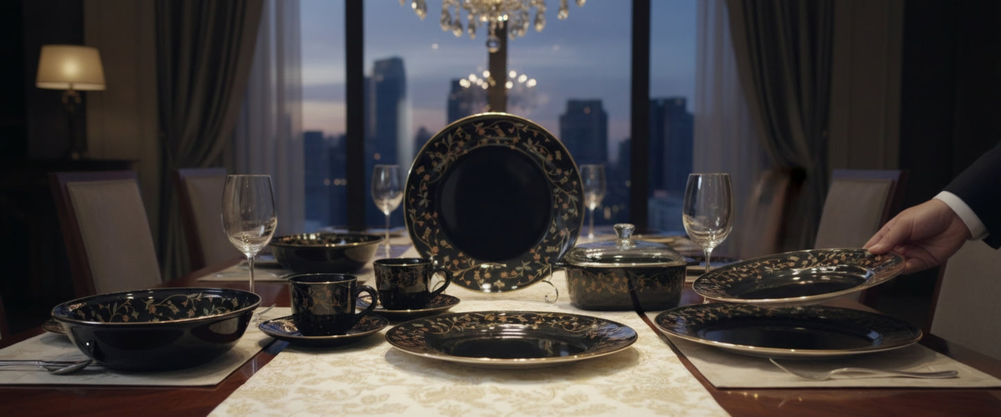 CBL SF - RND DINNER SET 64/PC'S USA HOME [MADE IN THAILAND]