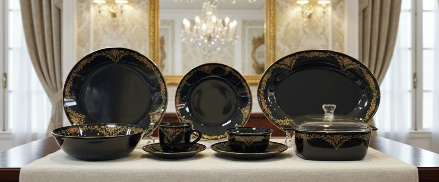 CBL EM - RND DINNER SET 64/PC'S USA HOME [MADE IN THAILAND]