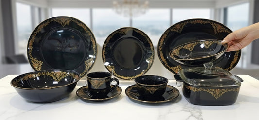 CBL EM - RND DINNER SET 64/PC'S USA HOME [MADE IN THAILAND]