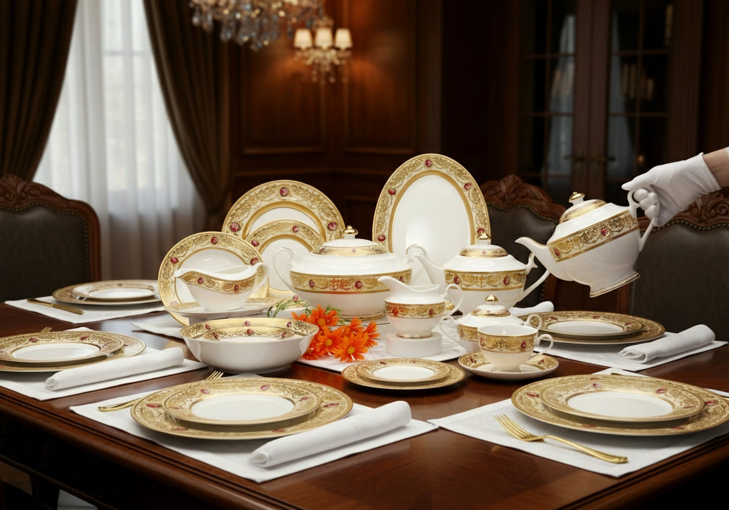 ROYAL HERITAGE DINNER SET [K-7462-E9]