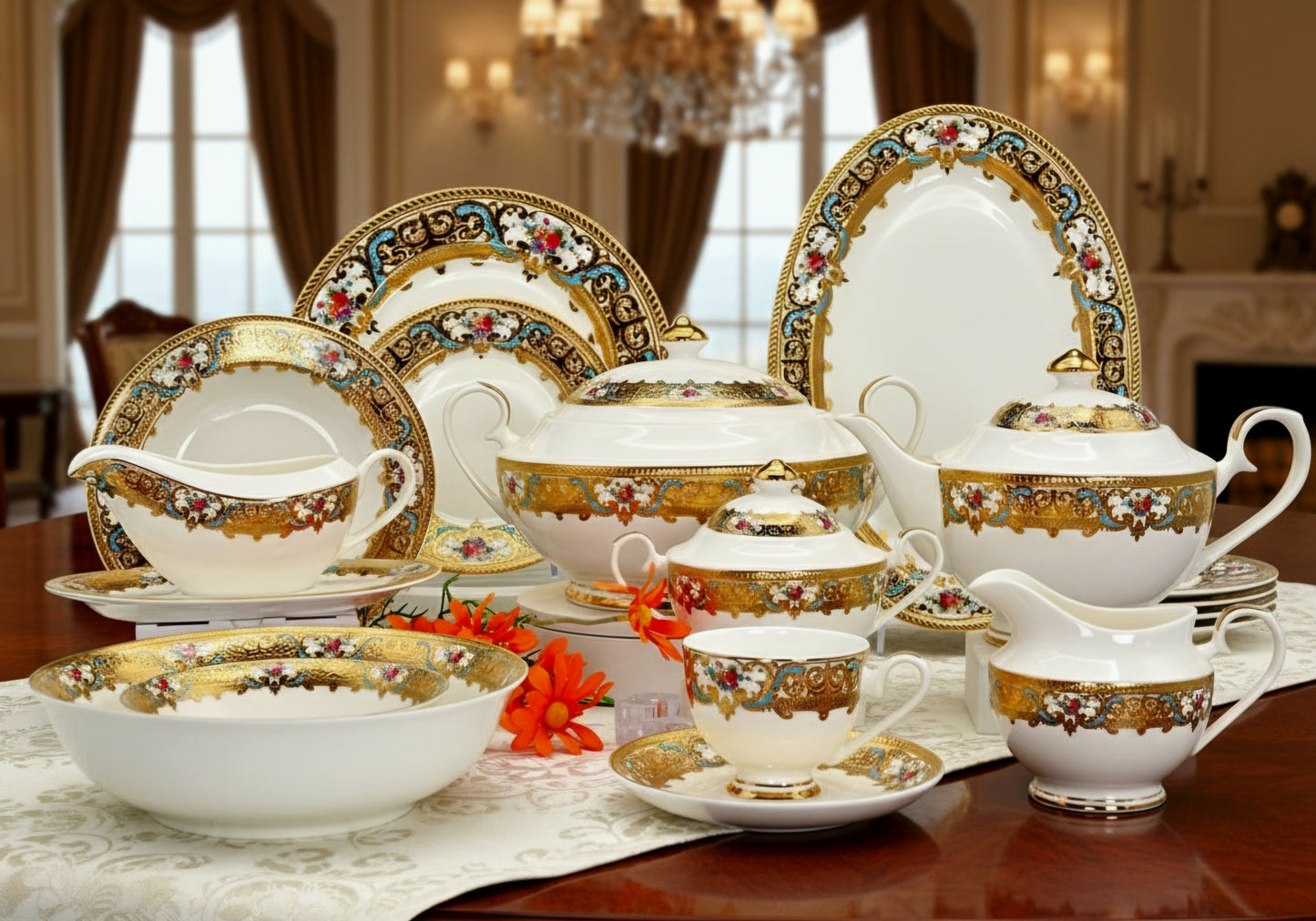 ROYAL HERITAGE DINNER SET [K-3973-E9]