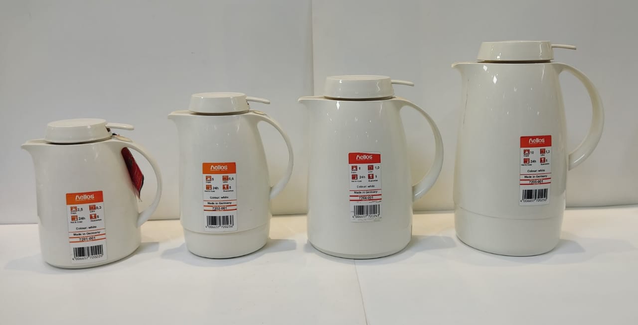 HELIOS VACUUM FLASK - WHITE - [MADE IN GERMANY]
