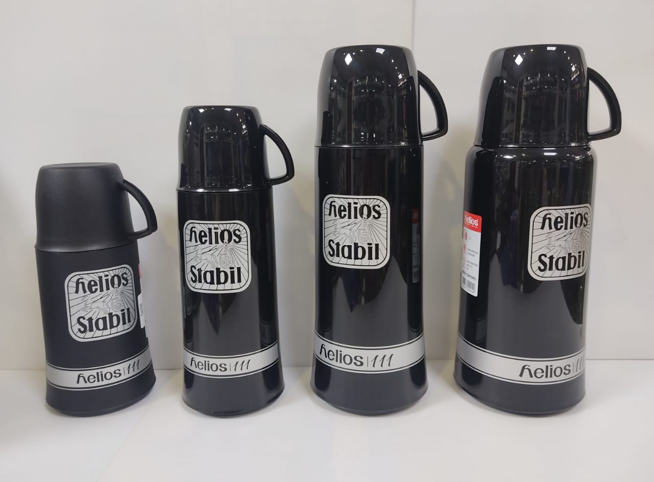 HELIOS VACUUM FLASK - BLACK - [MADE IN GERMANY]