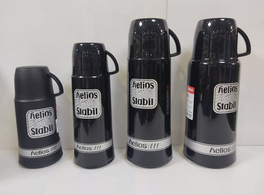 HELIOS VACUUM FLASK - BLACK - [MADE IN GERMANY]