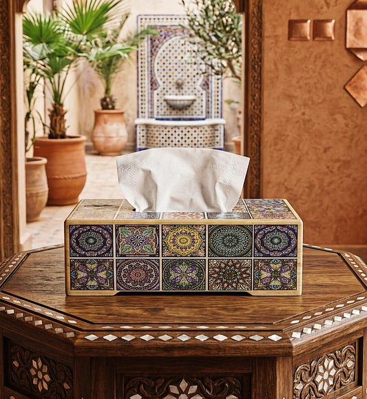 Wooden Tissue Box