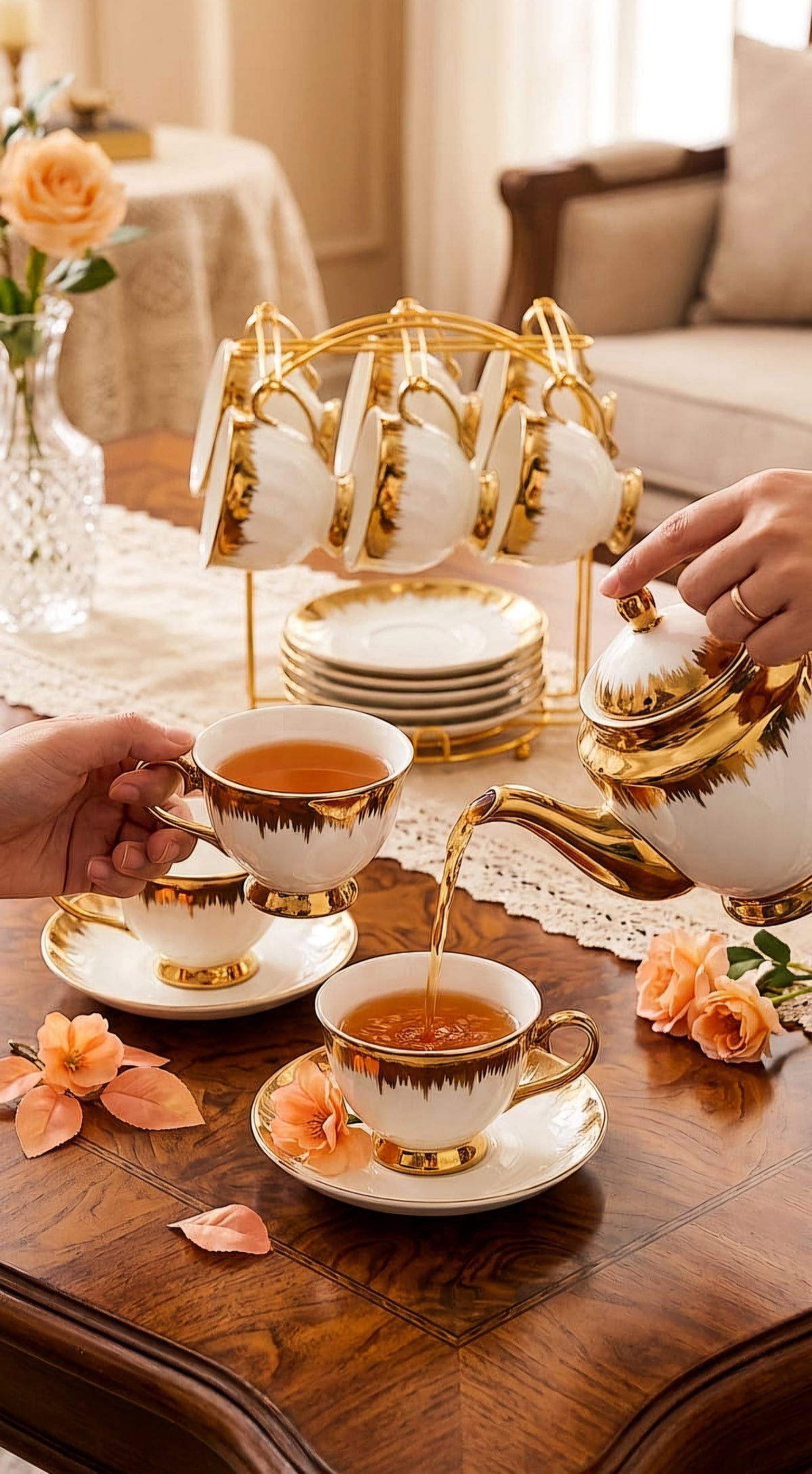 13 PC'S TEA SET [0845-11]