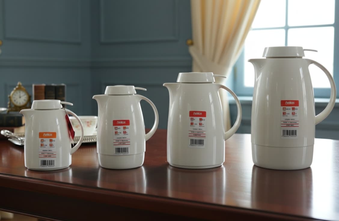 HELIOS VACUUM FLASK - WHITE - [MADE IN GERMANY]