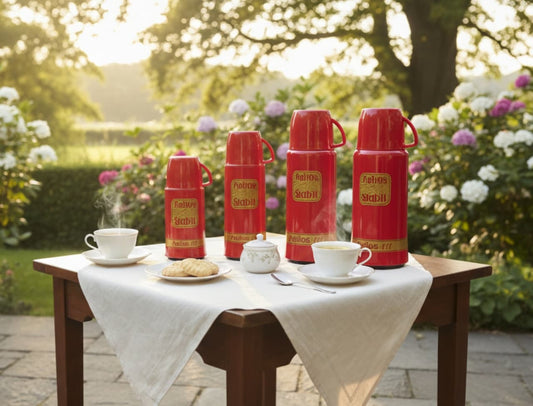 HELIOS VACUUM FLASK - RED - [MADE IN GERMANY]