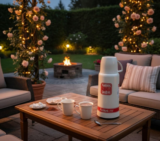 HELIOS VACUUM FLASK - WHITE - [MADE IN GERMANY]