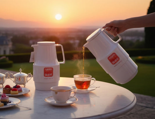 HELIOS VACUUM FLASK - WHITE - [MADE IN GERMANY]