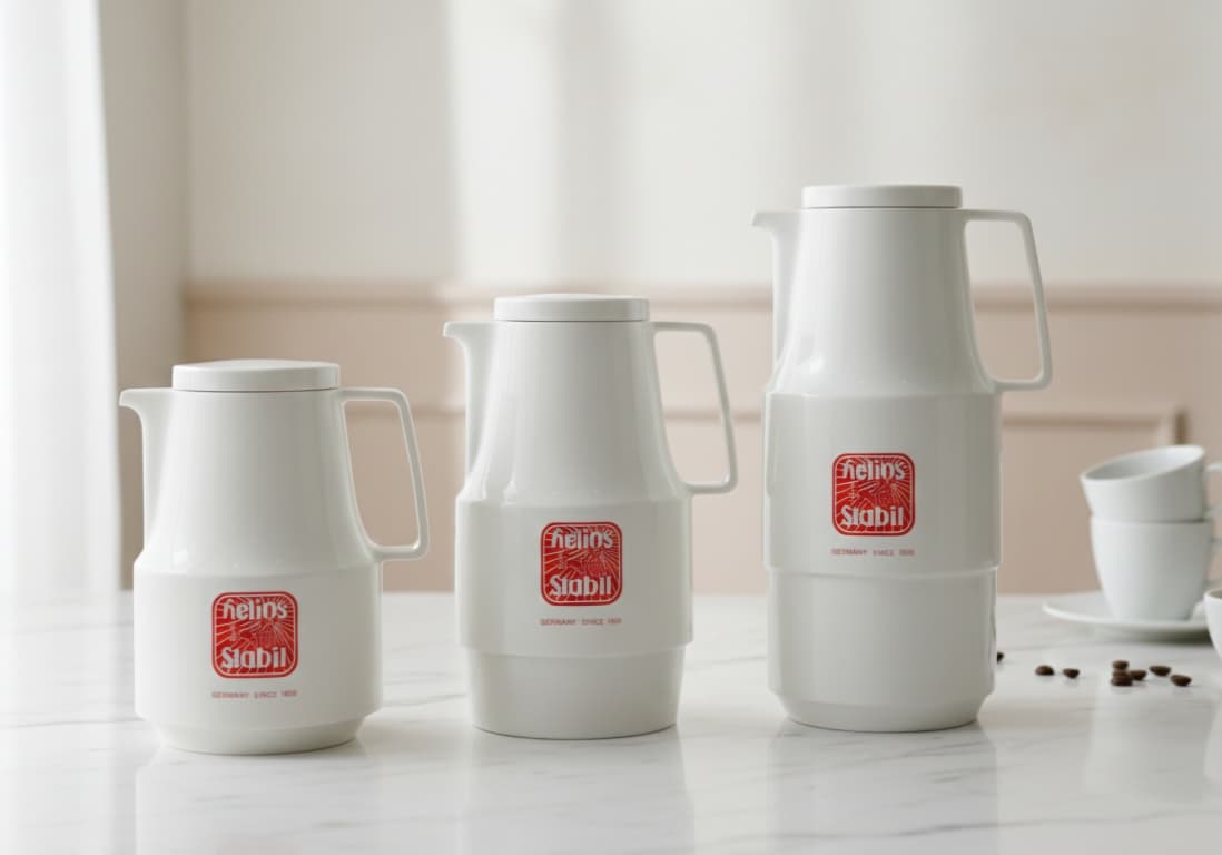 HELIOS VACUUM FLASK - WHITE - [MADE IN GERMANY]