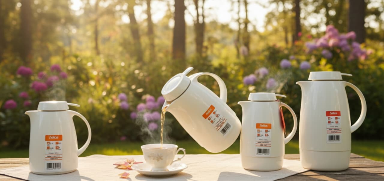 HELIOS VACUUM FLASK - WHITE - [MADE IN GERMANY]