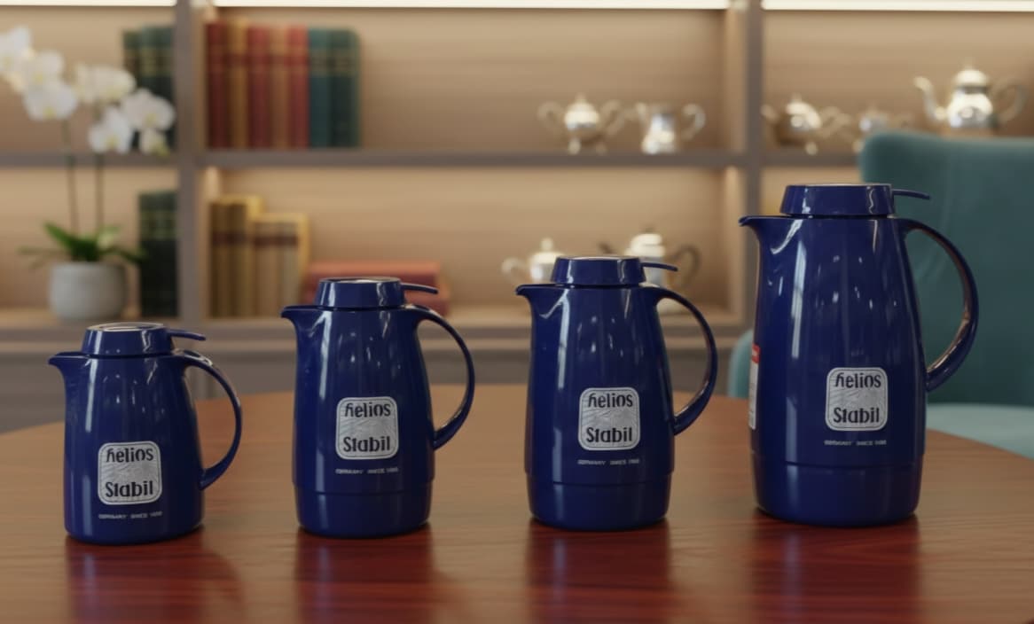 HELIOS VACUUM FLASK - DARK BLUE - [MADE IN GERMANY]