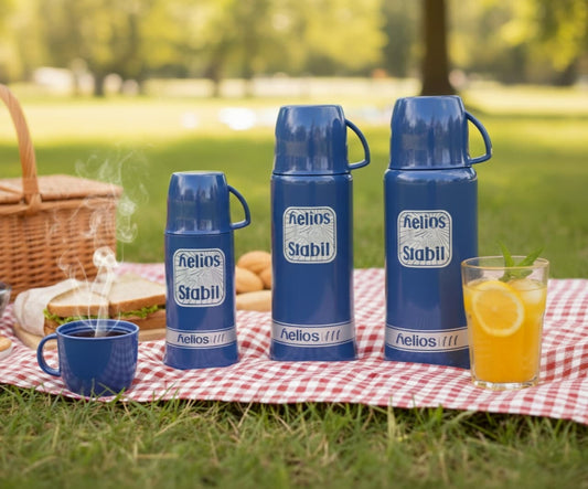 HELIOS VACUUM FLASK - DARK BLUE - [MADE IN GERMANY]