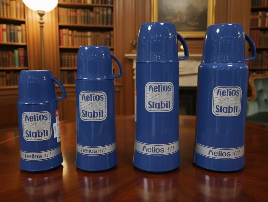 HELIOS VACUUM FLASK - DARK BLUE - [MADE IN GERMANY]