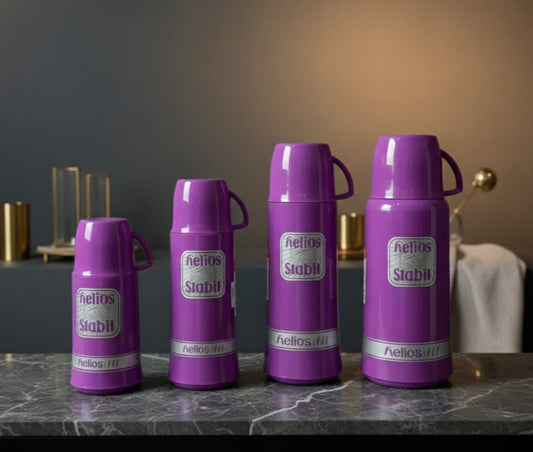 HELIOS VACUUM FLASK - BLACK BERRY - [MADE IN GERMANY]