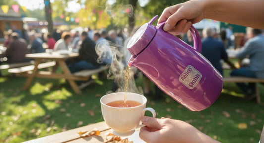 HELIOS VACUUM FLASK - BLACK BERRY - [MADE IN GERMANY]